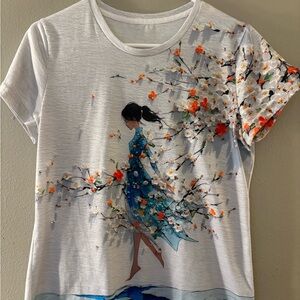 Floral Graphic Women's Top